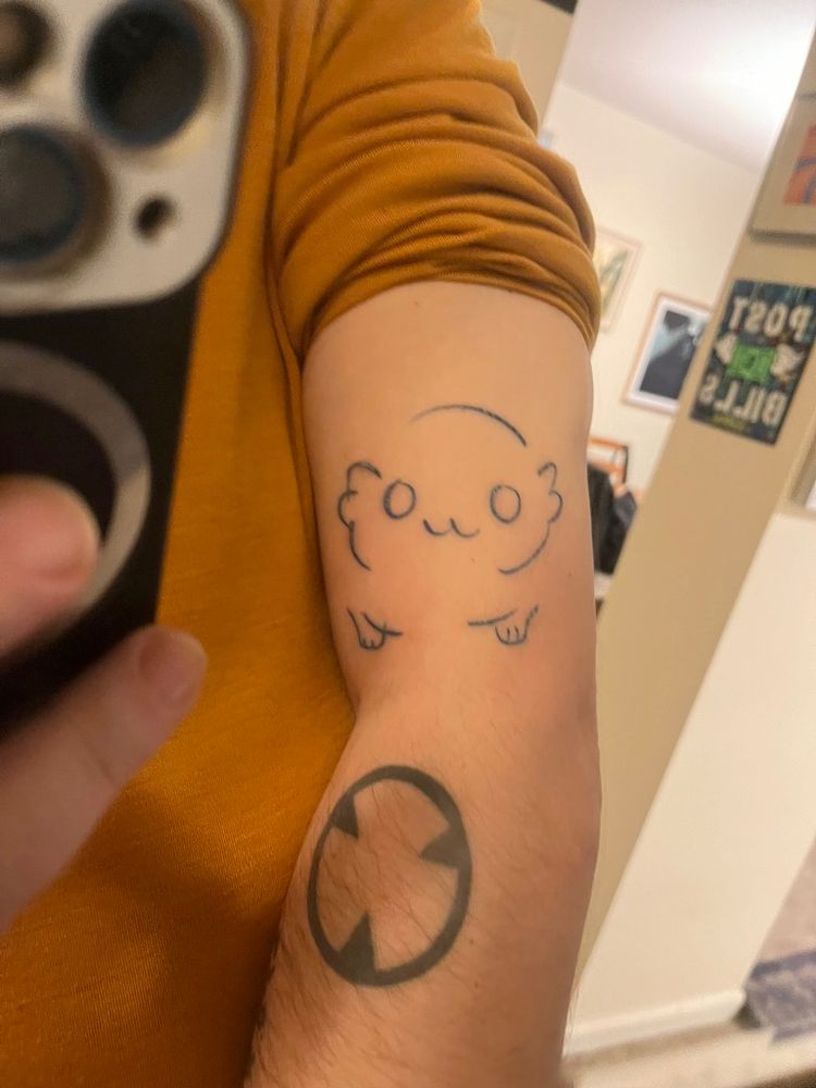 a tattoo of the moopsie (it drinks your bones)