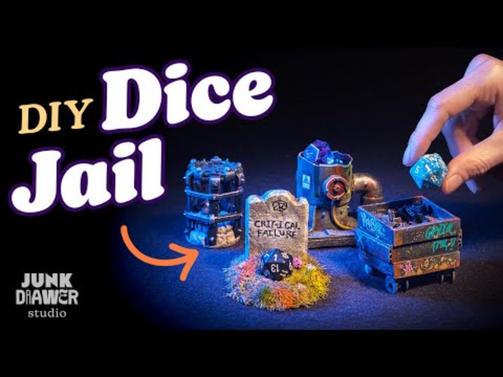 DIY Dice Jails for DnD! // JunkDrawer Studio Ep 003