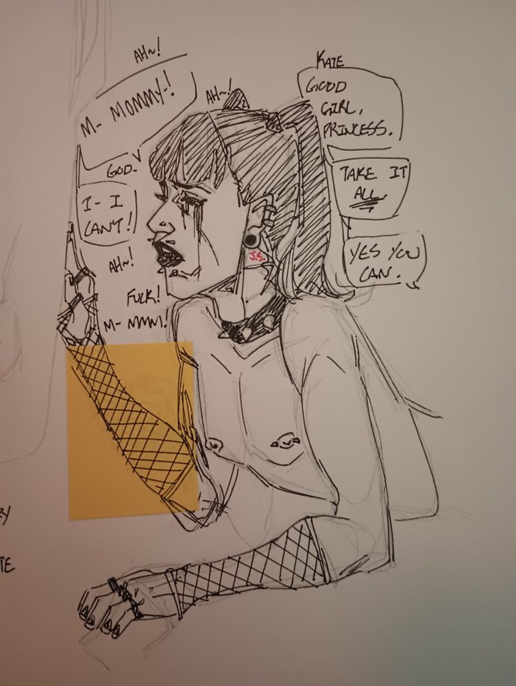 Abby Sciuto (trans mtf) getting her organs rearranged by Kate Todd (cis female). Both characters are from the original NCIS.