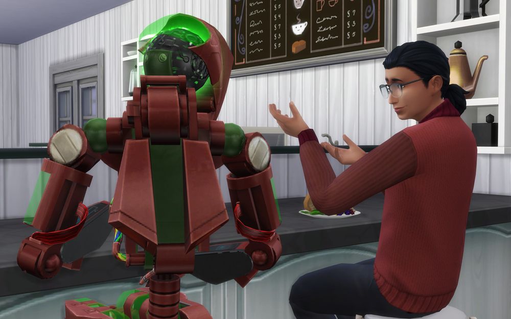 Beren has a soft expression and gestures towards Melon.