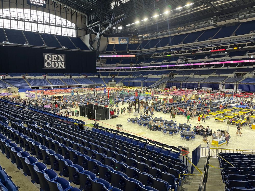 The magic stage at Lucas oil field for GenCon 2025