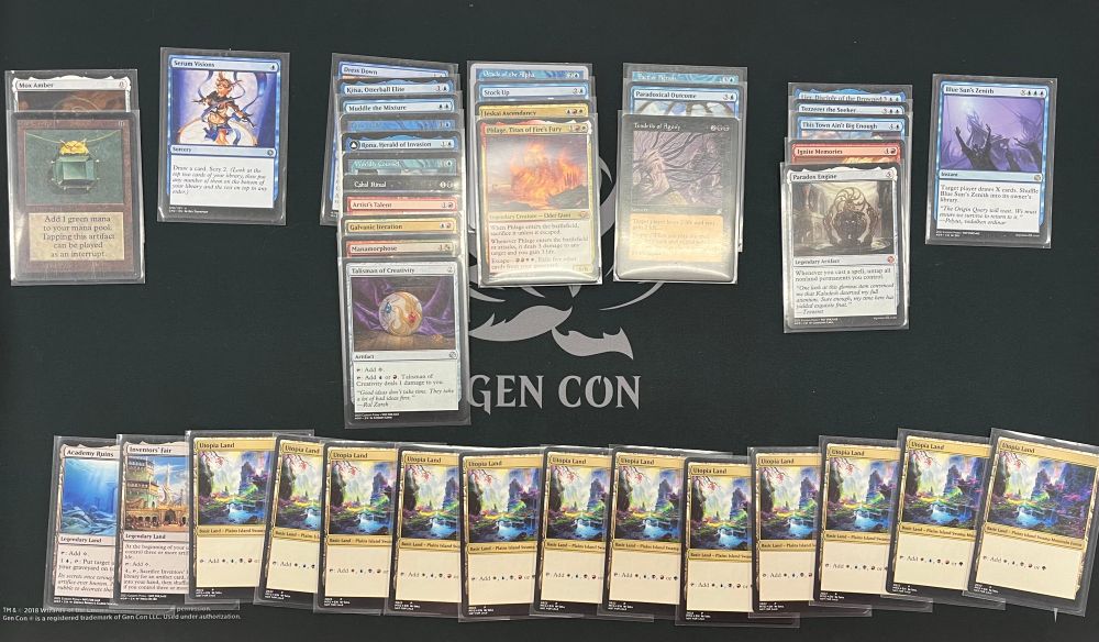 My deck from the #C4 Combo Cube