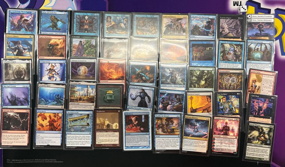 My draft from the #C4 combo cube in pick order 