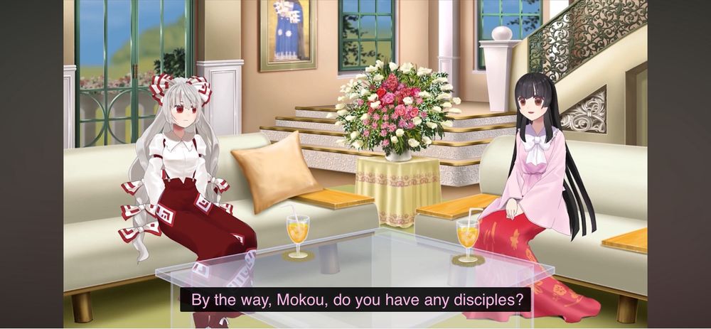 Kaguya: “By the way, Mokou, do you have any disciples?”