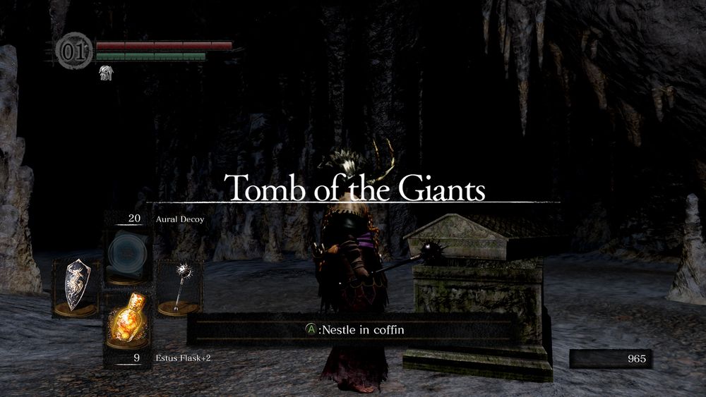 I'm in the tomb of the giants hidden area where you can enter a covenant 