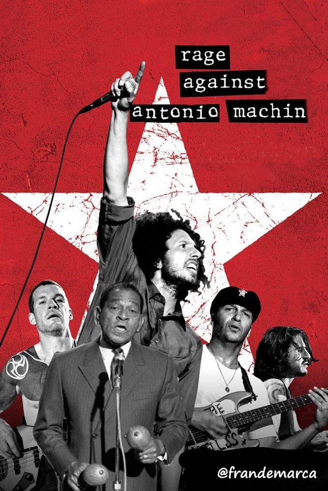 Rage against Antonio Machín.