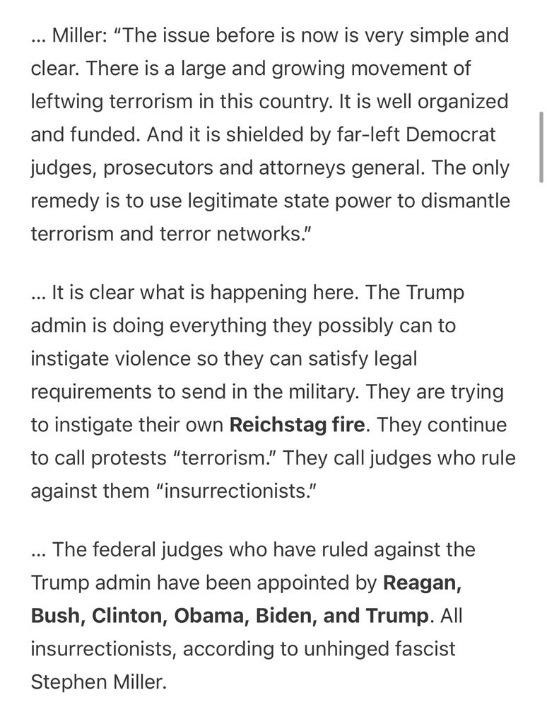 Text explores fascist right wing Steven Millers’ drive to insight Reichstag Fire in the USA. 