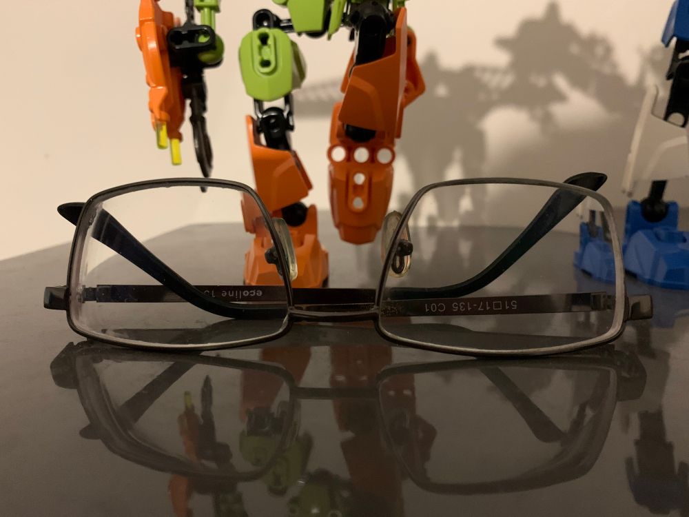 A photo of my old glasses
