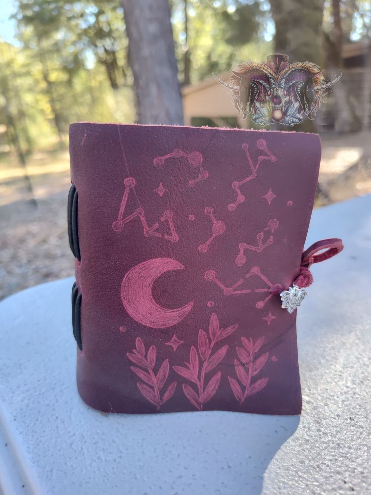 handmade leather journal