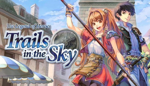 Key art for Trails In The Sky featuring Estelle and Joshua