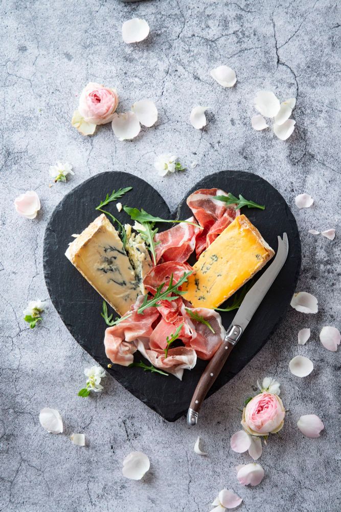 The SLATED Heart Cheese Board Slated.ie 