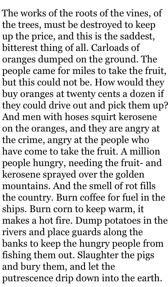 Grapes of wrath excerpt