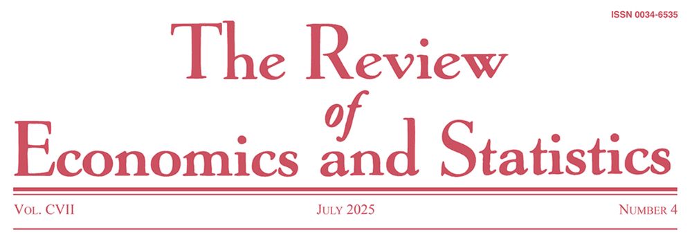 Title page of The Review of Economics and Statistics July 2025 issue