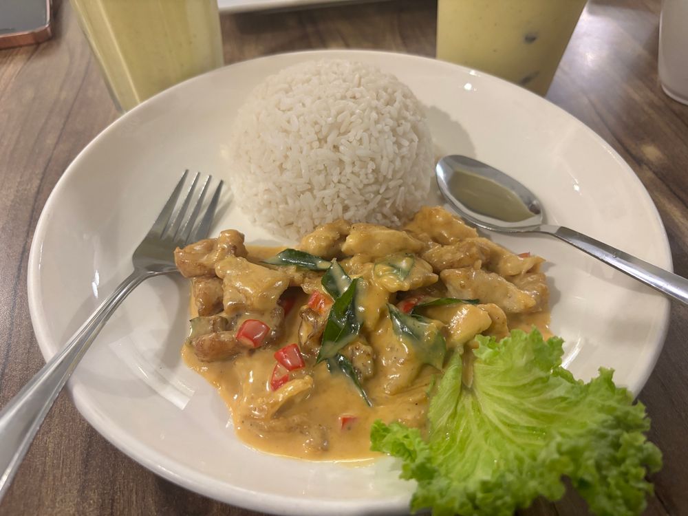 Salted egg chicken rice