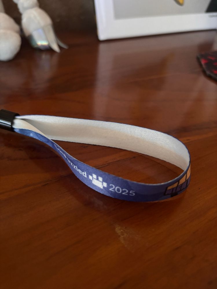 ConFuzzled Big Night wristband.