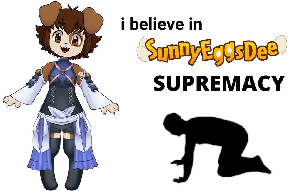 The good boy furry vtuber Sunny wants to klnow if you believe in them? They are working so hard!