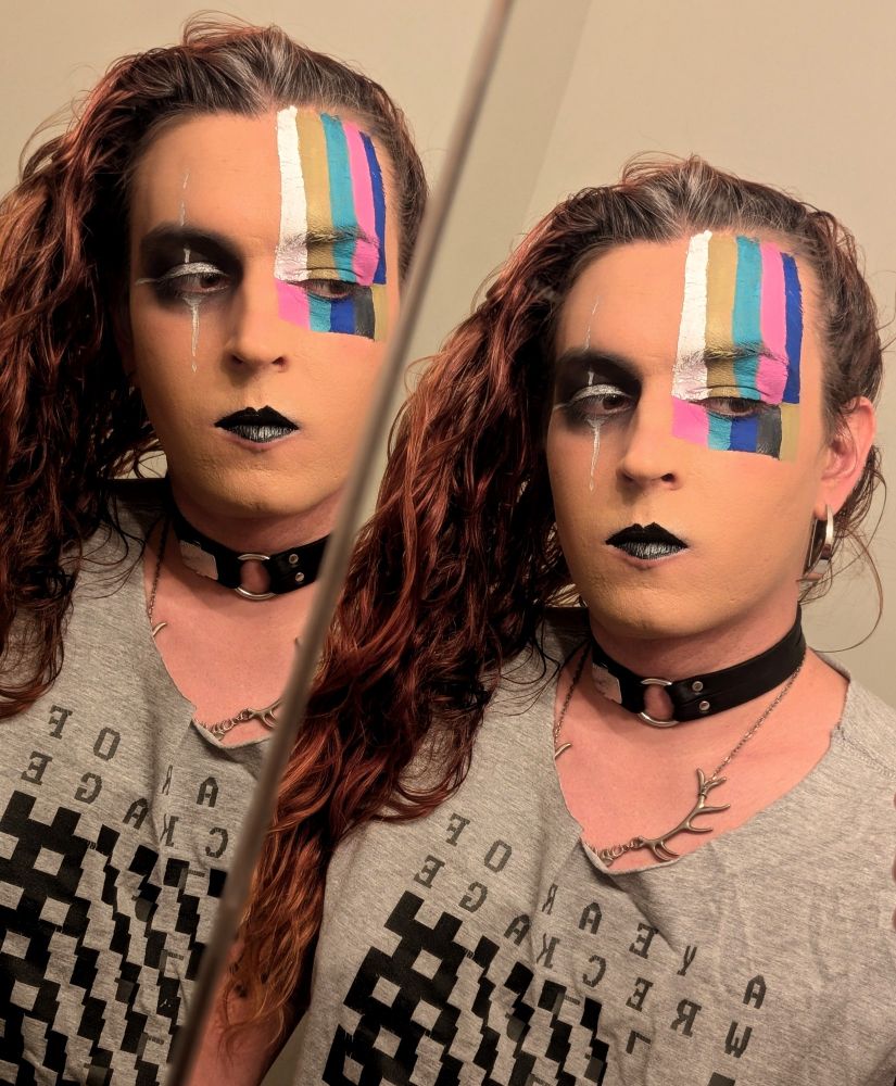 the same makeup look, just shot at a different angle