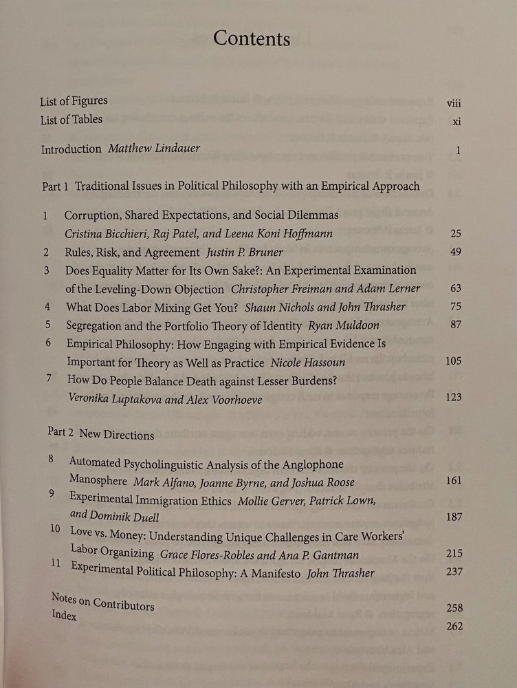 Table of contents for the volume.