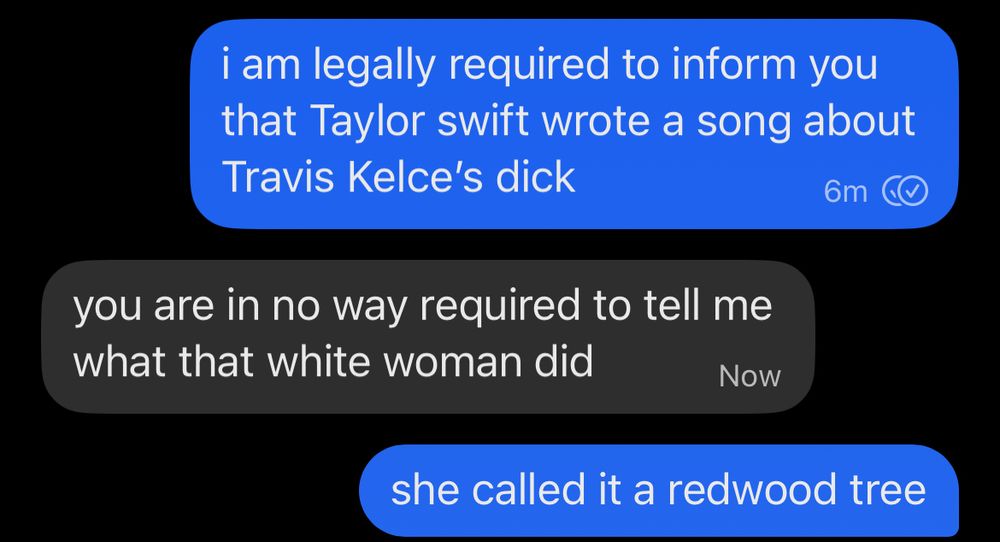 told my husband about the song taylor swift wrote about Travis Kelce’s dick 
