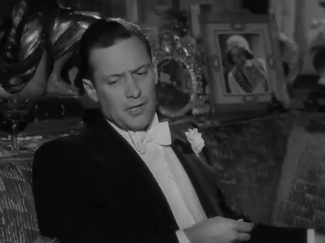 William Holden as Joe Gillis in Sunset Boulevard starting to regret his choices 