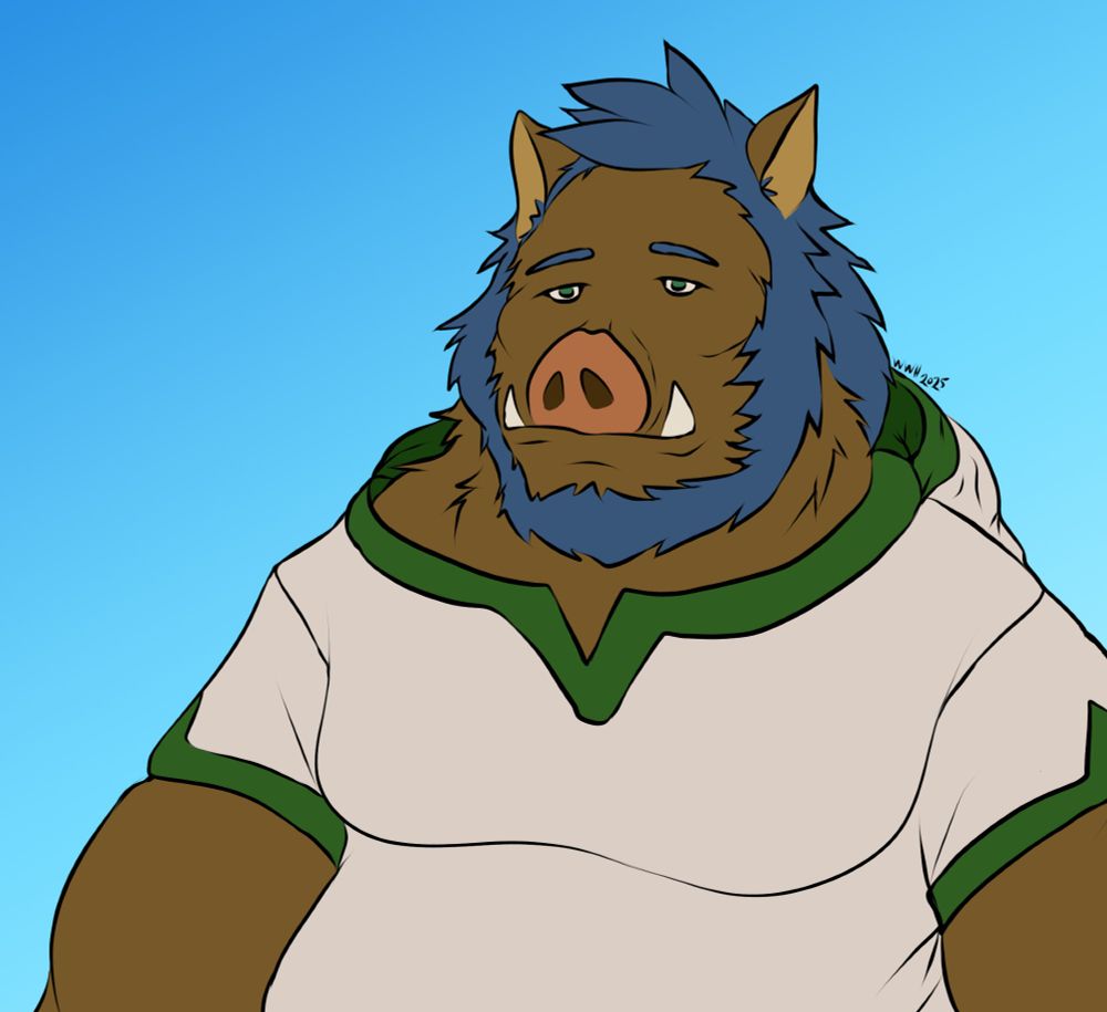 #Art that I worked on in a previous art stream a few weeks ago. Was a gift to @kajeeky.bsky.social 