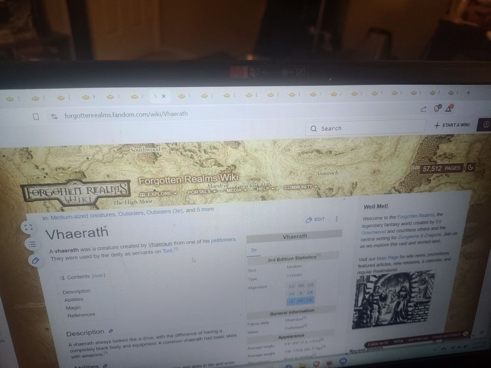 This is about the tab count (there is a lot of them)