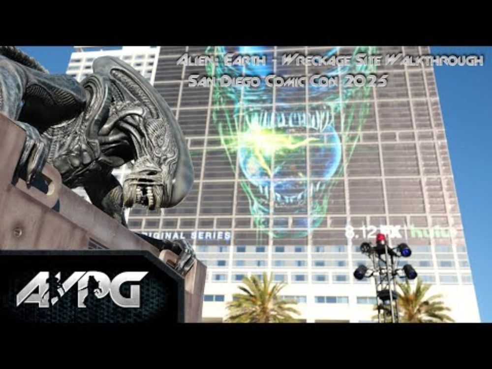 Alien: Earth - Wreckage Site Walkthrough - San Diego Comic Con 2025