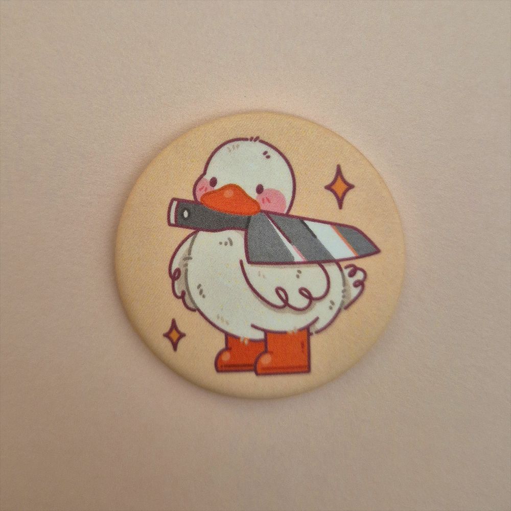 Magnet - Gans mit Messer