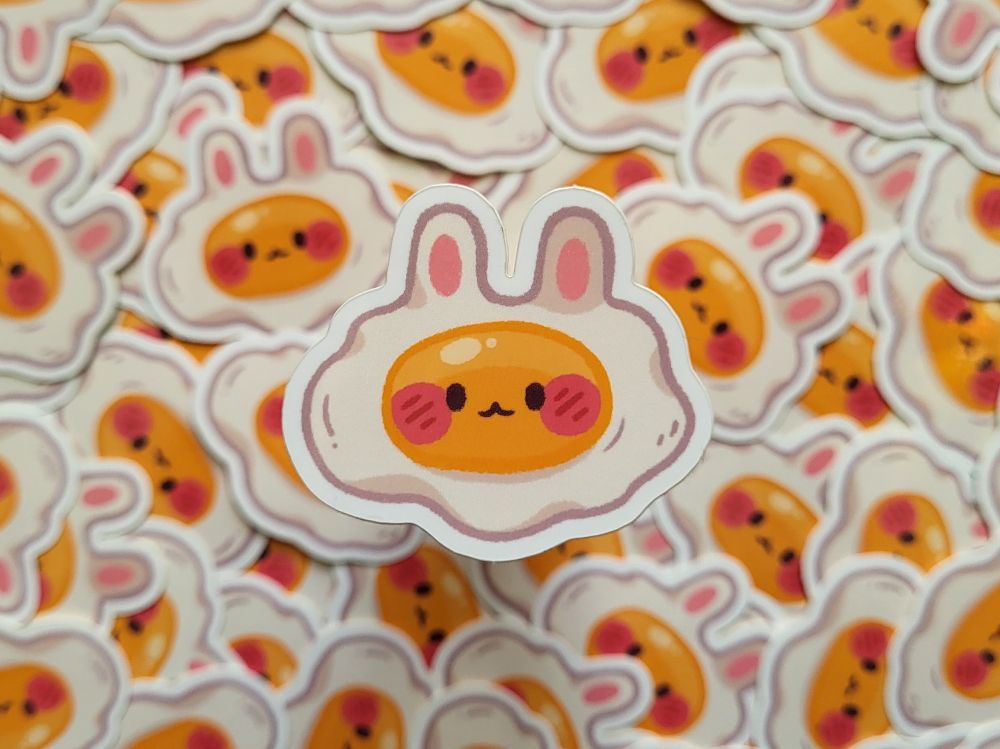 Sticker - Spiegeleihase 