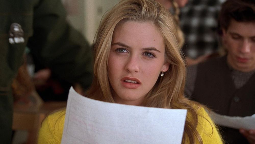 Alicia Silverstone in a screenshot from Clueless