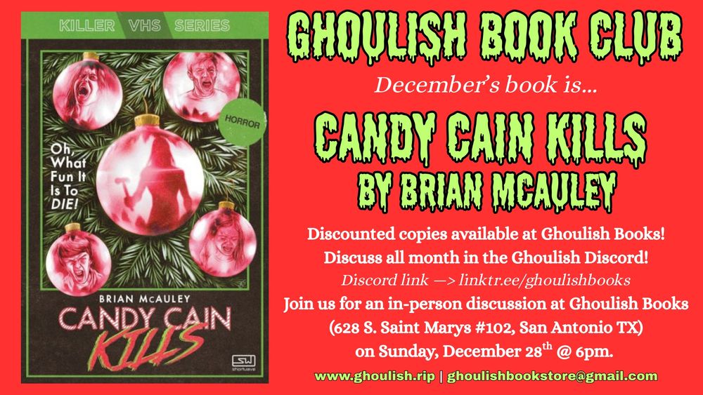 promo graphic for our december book club pick