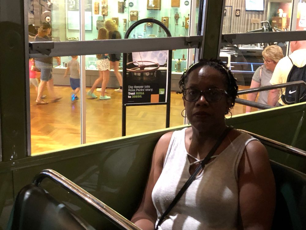 Rosa Parks bus seat 