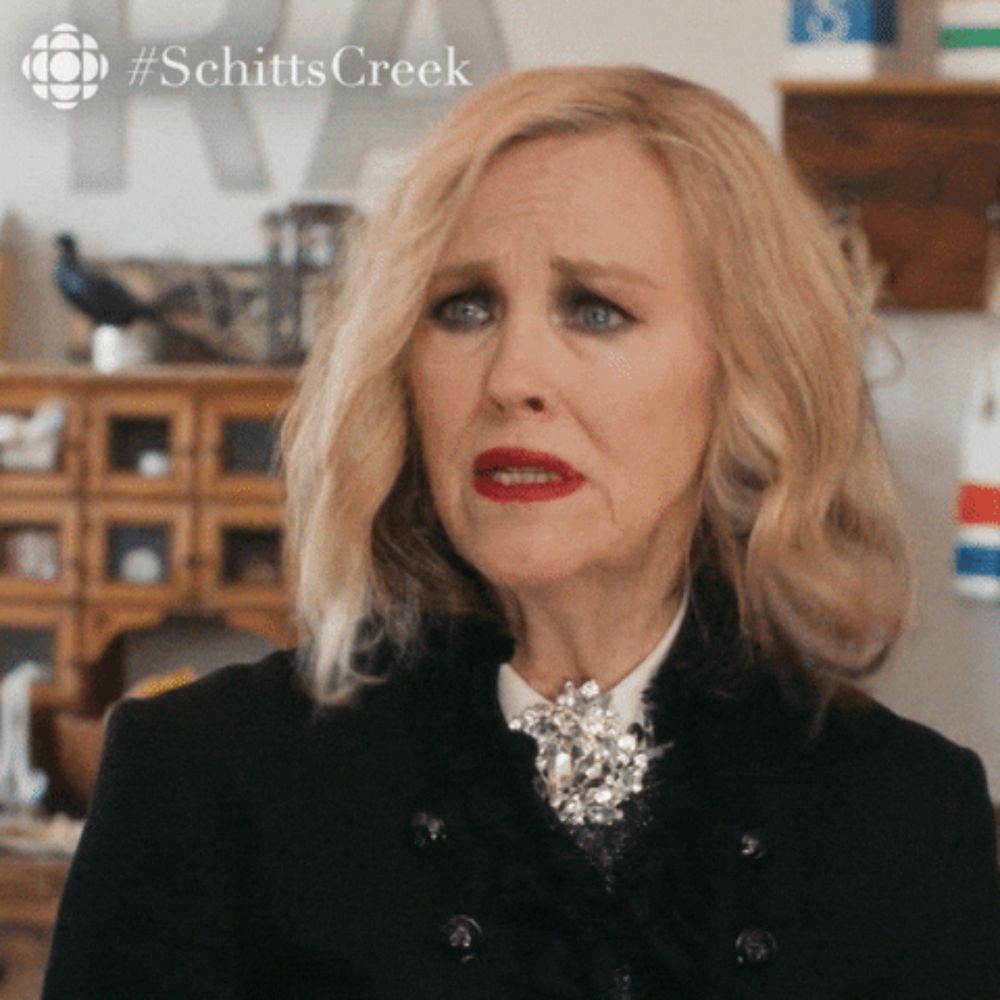 Schitts Creek Comedy GIF by CBC - Find & Share on GIPHY