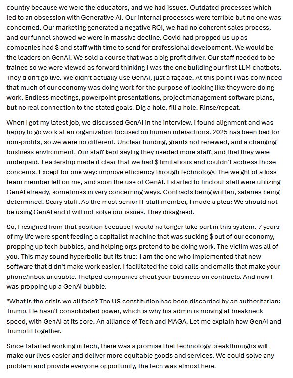 My long thread chunked into 4 pieces. Its too long to add alt text so hopefully you read the post if you were interested enough to click on the image!