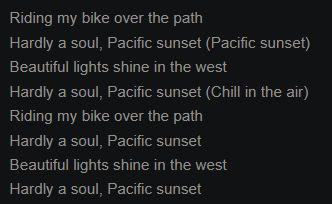 lyrics from run raven run from weezer's SZNZ Autumn album