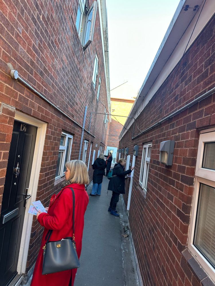 Jennifer and others knocking on doors