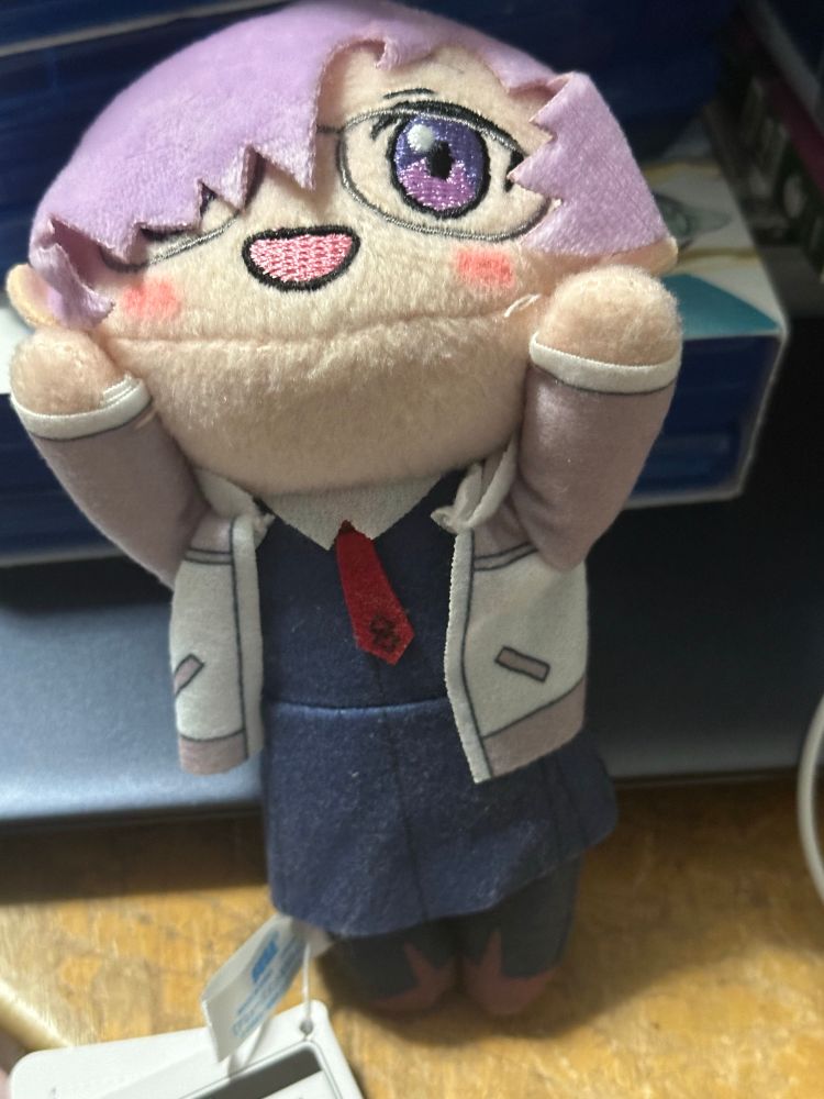 Miniature plush of Mash Kyrielight from Fate/Grand Order