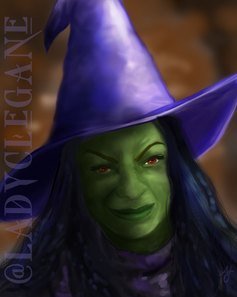 A witch i drew from the ref pic