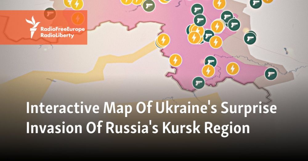 Interactive Map: Ukraine's Surprise Invasion Of Russia's Kursk Region