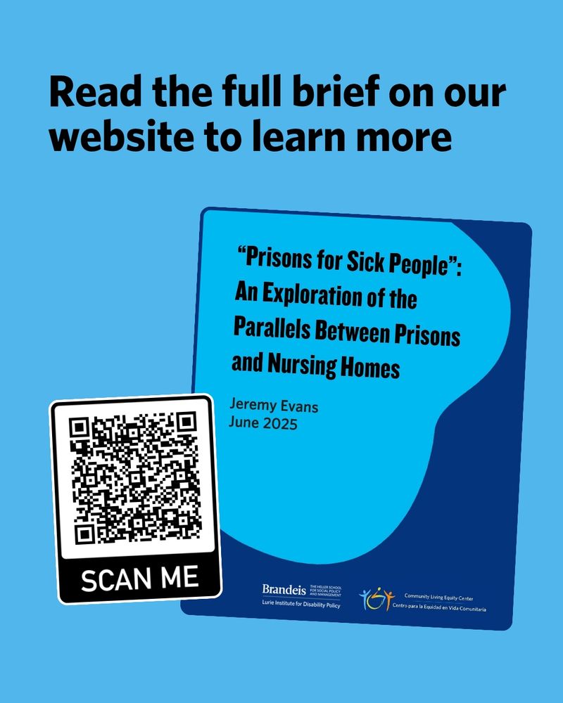 It invites readers to read the brief on the website using a QR code. 