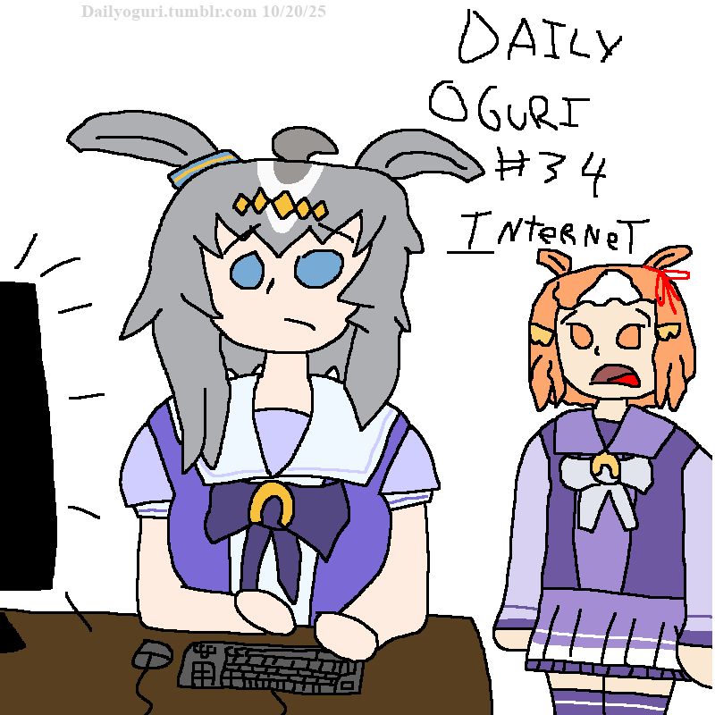 Daily Oguri #34 is... learning about fanfiction