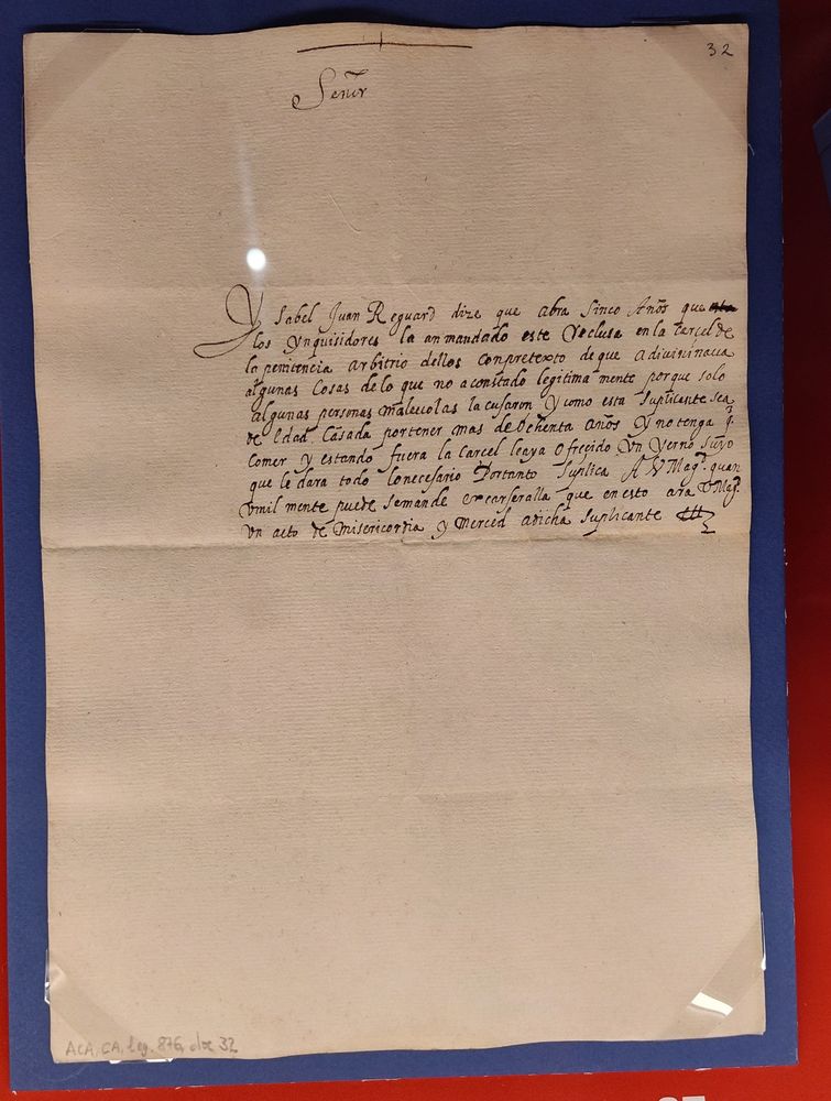 Handwritten letter in Spanish