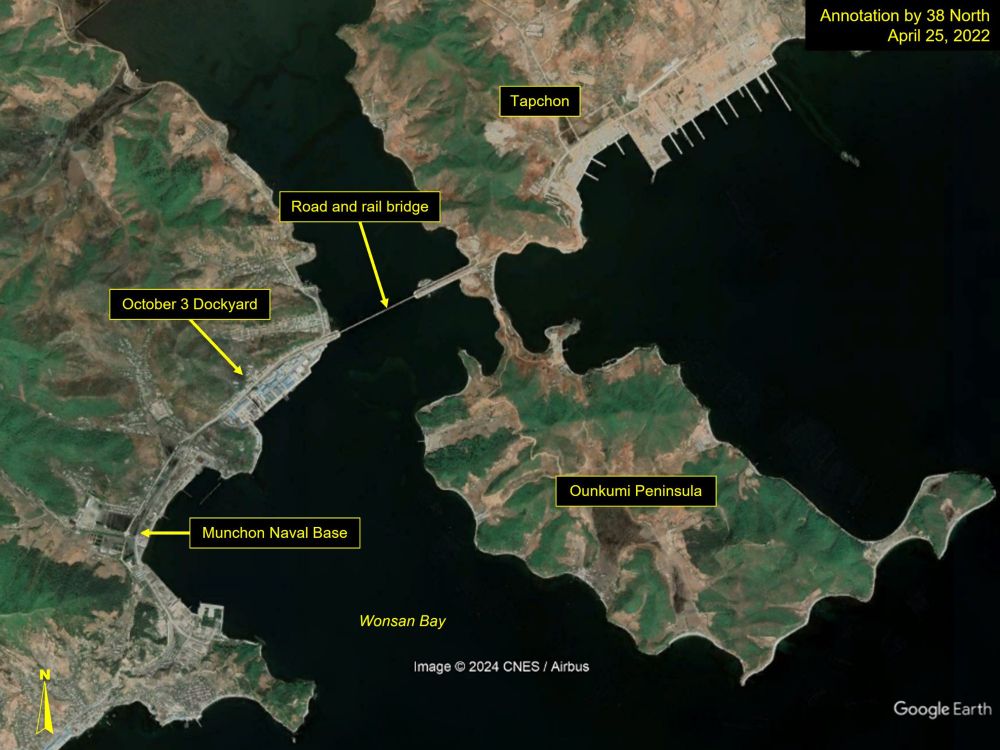 Tapchon Naval Base: Planned Naval Base Makes the Most of Natural Defenses - 38 North: Informed Analysis of North Korea