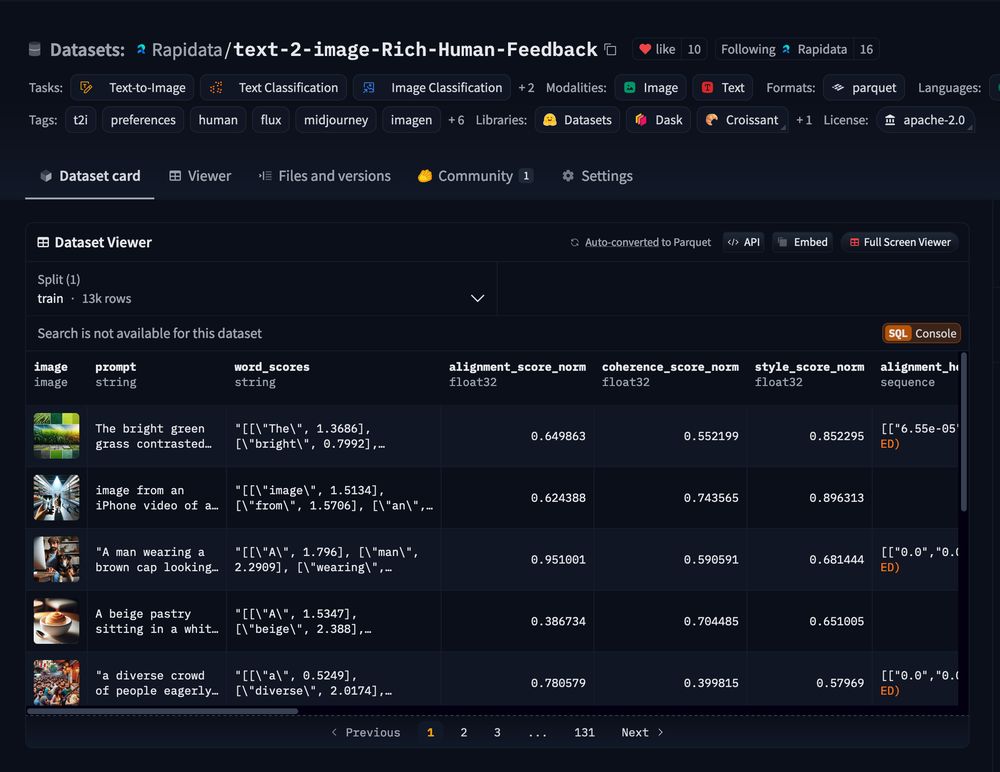 Screenshot of the dataset on the Hugging Face Hub