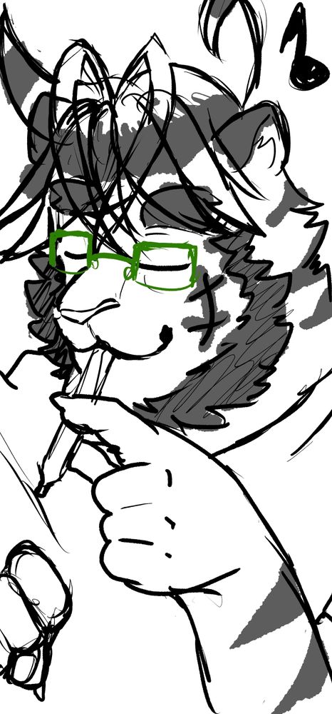 A black and whiter tiger.