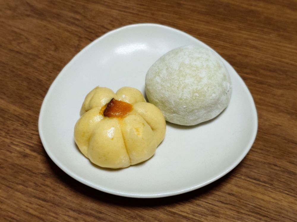 かぼちゃ饅頭と梅大福