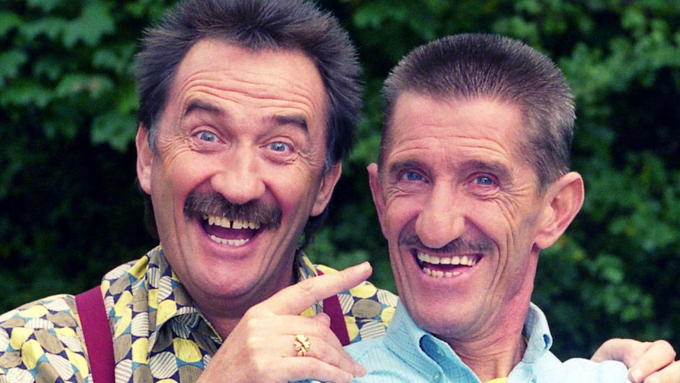 the chuckle brothers of course! Paul and Barry.