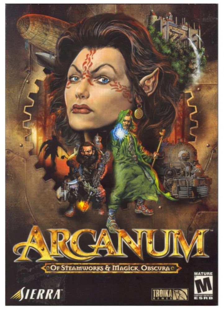 box art for pc game "Arcanum: Of Steamworks & Magick Obscura"