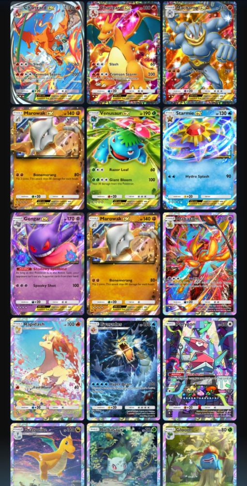 some of my rare cards from #pokemontcgpocket