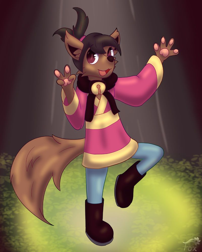 The cutest fox ever, Kanako, greeting you happily